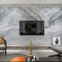 PVC Wandpaneel 3D Marmoroptik Grau – 1220x2600x3 mm, w
