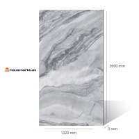 PVC Wandpaneel 3D Marmoroptik Grau –