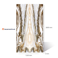 PVC Wandpaneel 3D Kristall Geode
