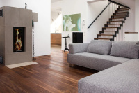 Vinyl-Bodenfliesen 1220x180x4 mm 2,6352m² Dunkelbraun W