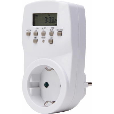 ZeitschUhr elektr. weiß gallery