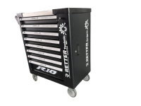RETTER R10 Werkzeugwagen 8 Schubladen mit Werkzeugset Black 