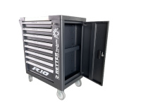 RETTER R10 Werkzeugwagen 8 Schubladen mit Werkzeugset Black 