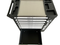 RETTER R10 Werkzeugwagen 8 Schubladen mit Werkzeugset Black 