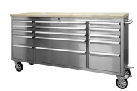 RETTER RS1 Edelstahl Workstation mit 15 Schubladen 5