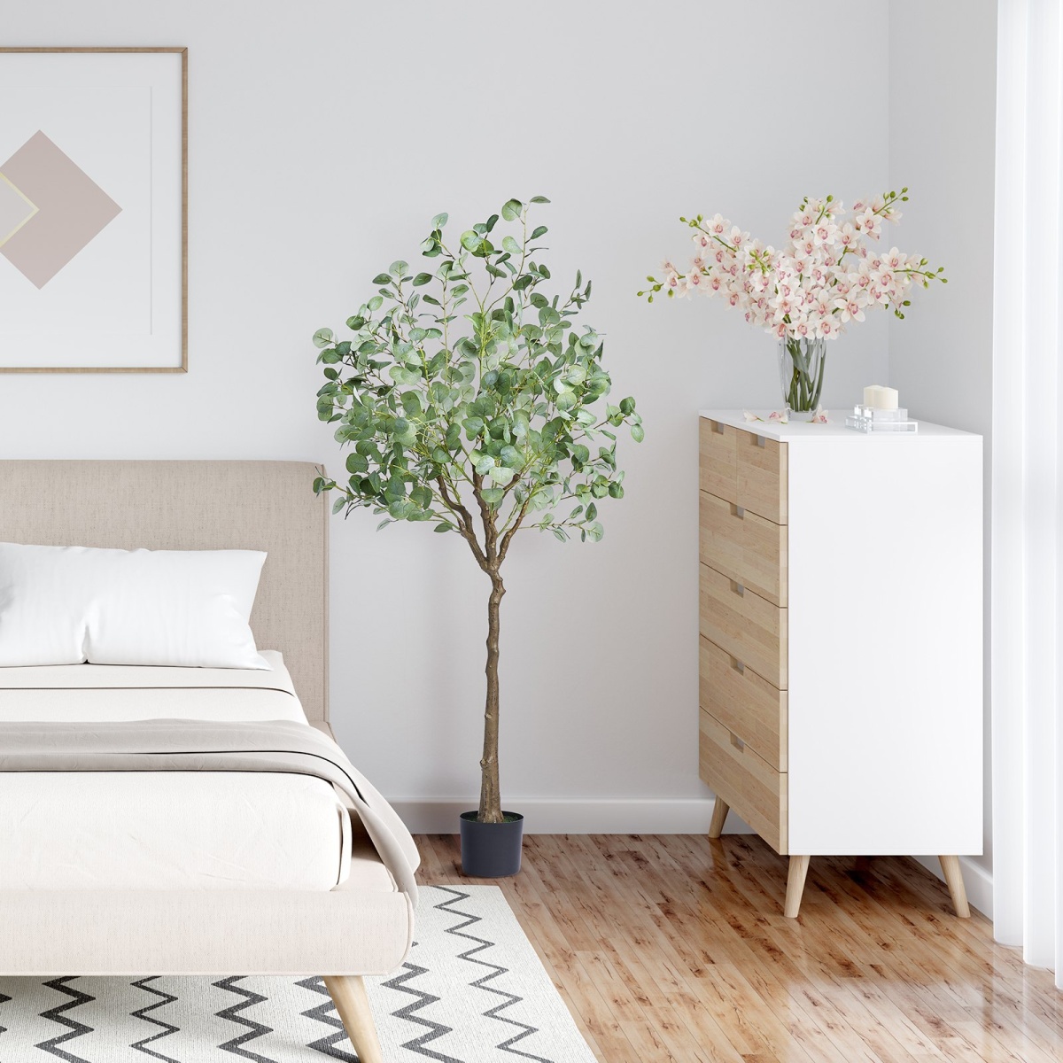 hausmarkt Eukalyptus Kunstpflanze 180 cm - PE-Kunststoff - pflegeleic,  59,99