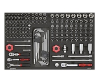 SONIC S13 Werkstattwagen gefüllt, 540-tlg. RAL9004 5