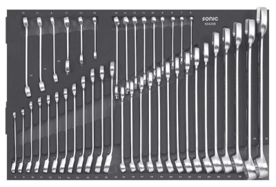 SONIC Werkstattwagen 8 Schubladen inkl. 384-tlg. Set Edelsta