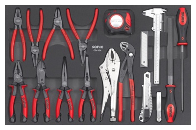 SONIC Werkstattwagen 8 Schubladen inkl. 384-tlg. Set Edelsta