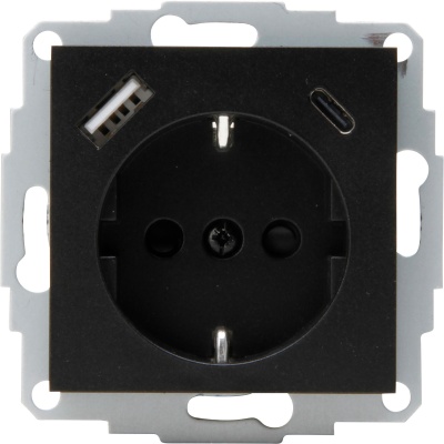 Std.1f.2xUSB A/C ATH ms