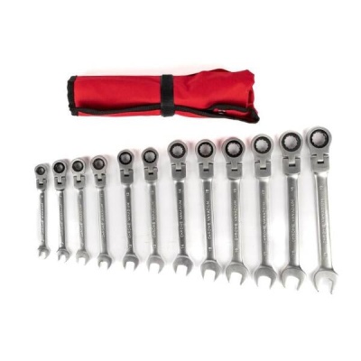 RETTER Gelenk-Ratschenschlüssel-Satz 12-tlg. 8-19 mm CR