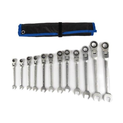 RETTER Gelenk-Ratschenschlüssel-Satz 12-tlg. 8-22 mm CR