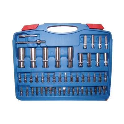 RETTER Steckschlüssel-Satz 108-tlg. 1/4 + 1/2 Zoll CR-V