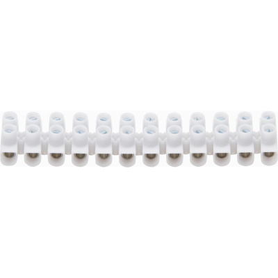 Lüsterklemme 6mm weiß