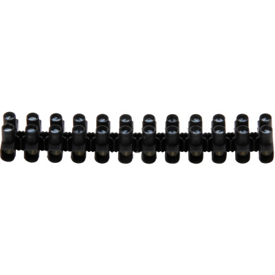 Lüsterklemme 6mm schwarz