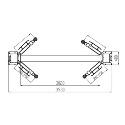 RETTER 2-Säulen-Hebebühne 5,0 t Expert-Line 230/40