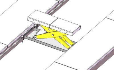RETTER 4-Säulen-Hebebühne 5,0 t Achsfreiheber 400 