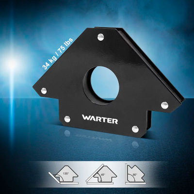 WARTER TriMag Duo Magnet-Schweißwinkel 2er Set –