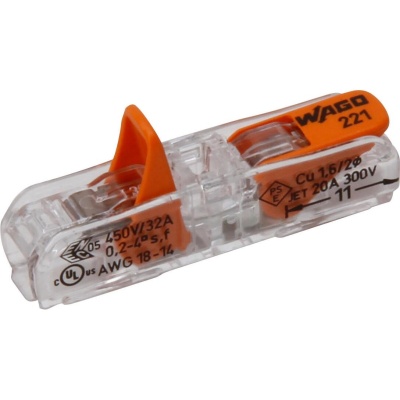 Durchg-verb. WAGO, 2x max.4mm² 6st