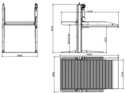 RETTER Doppelpark-Hebebühne 2.700 kg elektrohydraulisch