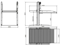 RETTER RT-TP2700A Doppelpark-Hebebühne | 2.700 kg Tragk