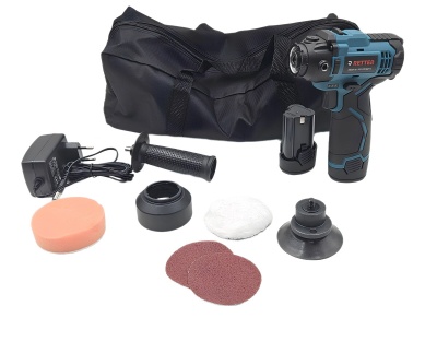 RETTER Akku-Poliermaschine 12 V 75 mm 2-Gang inkl. Zubeh&oum