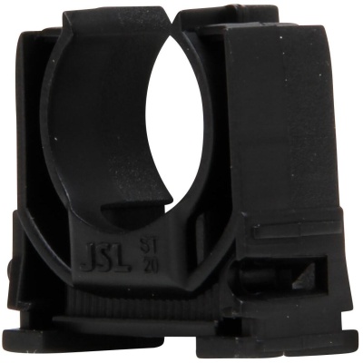 Klemmschelle 19mm schwarz 10St.