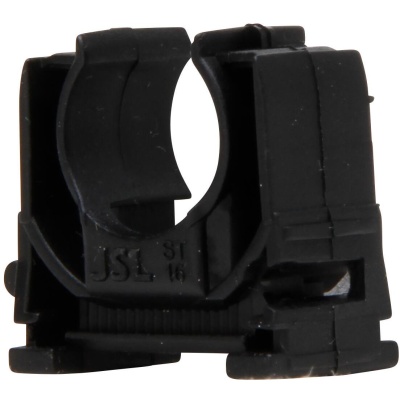 Klemmschelle 16mm schwarz 10St.