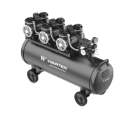 WARTER WC100 PRO Flüsterkompressor Set 100L