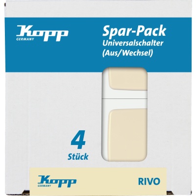 PP 4A/W-Schalter RIVO crem