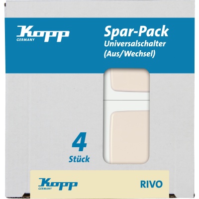 PP 4A/W-Schalter RIVO  -r.we