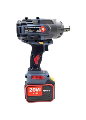 RETTER Akku-Schlagschrauber 20 V 3/4 Zoll 1500 Nm inkl. 2x 6