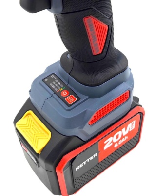 RETTER Akku-Schlagschrauber 20 V 3/4 Zoll 1500 Nm inkl. 2x 6