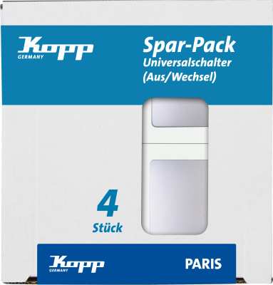 PP 4A/W-Schalter PAR silb