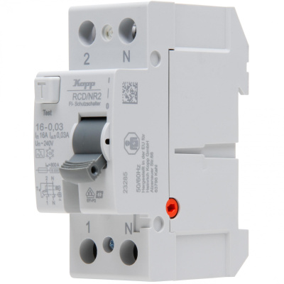 RCD/NR 16A  30mA 2p