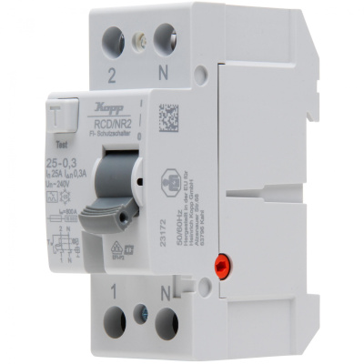 RCD/NR 25A  300mA 2p