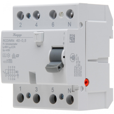 RCD/NR 40A  500mA 4p