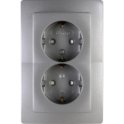 Steckdose2f.BS VEN plat