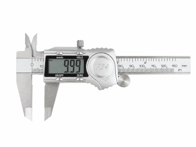 Digital-Messschieber 150 mm aus Edelstahl Präzision auf