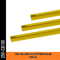 The Yellow-5 Cutting Ruler 250-CB100 |...