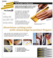 The Yellow-5 Cutting Ruler 250-CB100 |...