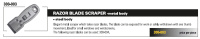 Razor Blade Scraper 300-003 | Metallschaber mit...