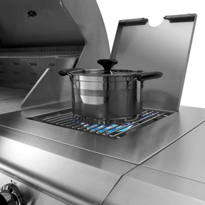 Outdoorküche freistehend mit Gasgrill, Spüle und K