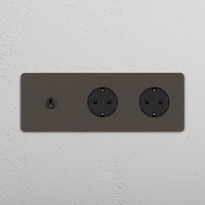 Grove Kipphebel und 2x SchuKo-Steckdose  gallery