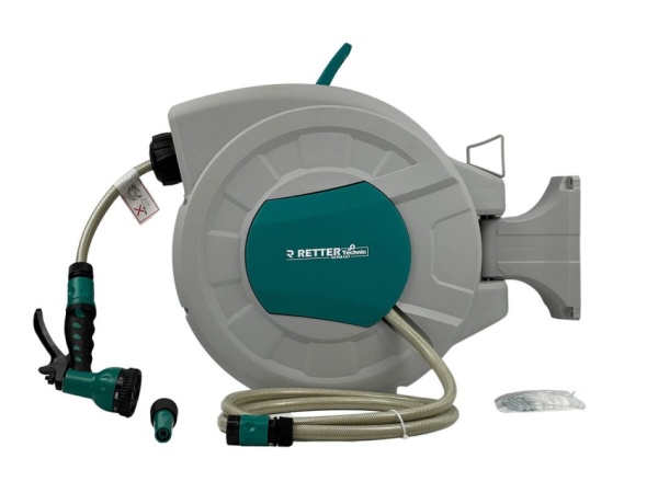 RETTER Schlauchtrommel 25 m, Wandmontage, automatische Aufrollung, 69,00 €