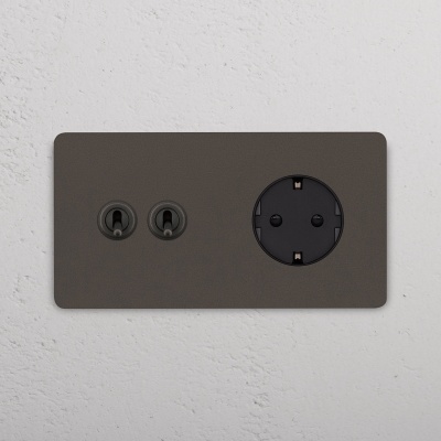Grove 2x Kipphebel und SchuKo-Steckdose  gallery