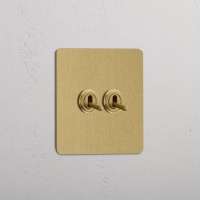 Kew Kipphebelschalter 2x in Einfachrahme gallery