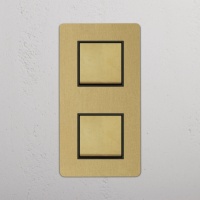 Kew Wippschalter 2x in vertikalem Zweifa gallery