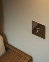 Kew Kipphebelschalter 1x in Einfachrahmen – Poliertes 