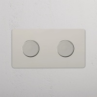 Kew Drehdimmschalter 2x in Zweifachrahmen –...